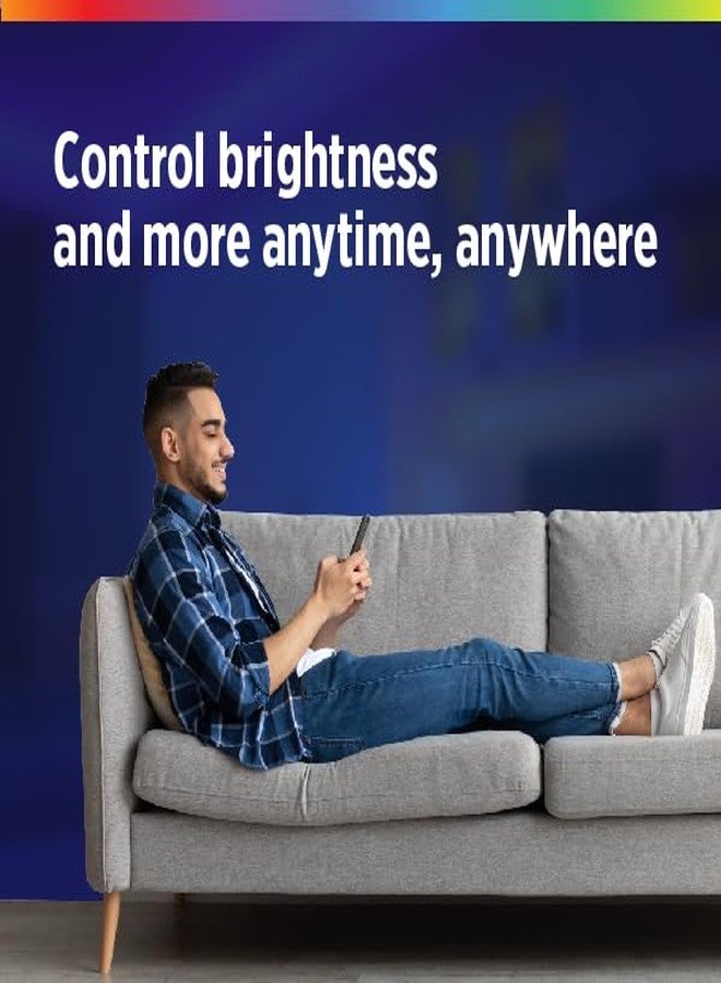 Halonix مصباح هالونيكس الذكي بتقنية الواي فاي LED بقوة 9 واط B22D (16 مليون لون + أبيض دافئ/أبيض محايد/أبيض) (متوافق مع أمازون أليكسا ومساعد جوجل) - Image 3